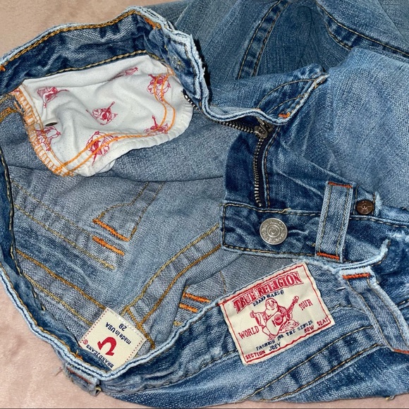 True religion wide leg jean 28 - Picture 6 of 11